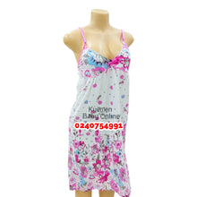 Load image into Gallery viewer, Breastfeeding Night Gown / Nighty With Coat 12-14 (Suinier Pollen)
