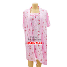 Load image into Gallery viewer, Breastfeeding Nighty With Coat / Front Open/ Yimiasha (Valley)
