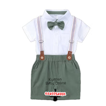 Load image into Gallery viewer, Baby Boy Top and down Suspender (Kids Tale)B
