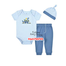Load image into Gallery viewer, Baby Boy BodySuit With Pant and Hat (Little Wild)

