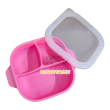 Load image into Gallery viewer, Baby Silicone Suction Plate With Lid (Dr Annie's) - Kyemen Baby Online
