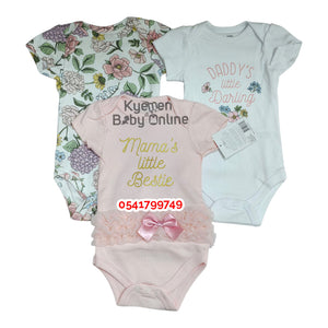 Baby Bodysuit (3Pcs) Bestie - Kyemen Baby Online
