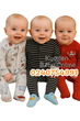 Load image into Gallery viewer, Baby Sleep Suit / Sleep Wear / Overall (Mamas And Papas 3Pcs)  3-6m - Kyemen Baby Online
