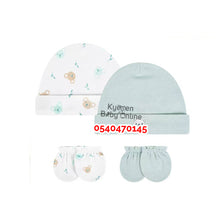Load image into Gallery viewer, Baby Boy 2Pcs Hat With 2Pairs Of Mittens (0-6Months) Koala
