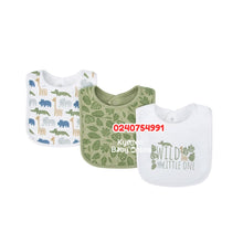 Load image into Gallery viewer, Baby Bib (Little) Wild 3Pcs - Kyemen Baby Online
