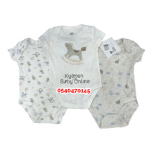 Load image into Gallery viewer, Baby Unisex BodySuit (3pcs) Little &amp;Loved Horse

