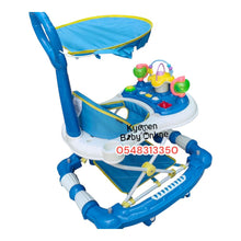 Load image into Gallery viewer, 2 in 1 Baby Walker / Rocker With Toys And Music (BW-626)) - Kyemen Baby Online

