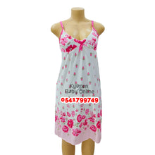 Load image into Gallery viewer, Breastfeeding Night Gown / Nighty With Coat 12-14 (Suinier Lovi Lovi)
