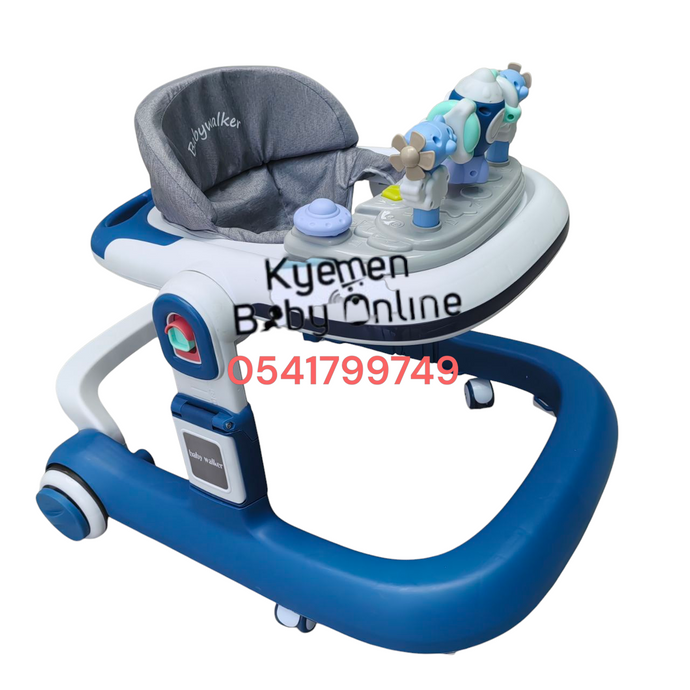 4-In-1 Baby Walker With Music, Push Walker, Feeding Table Without Interactive Toys (510) - Kyemen Baby Online