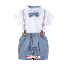 Load image into Gallery viewer, Baby Boy Top and down Suspender (Kids Tale)C
