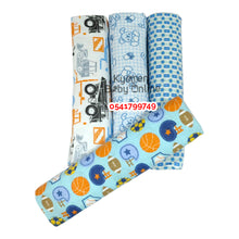 Load image into Gallery viewer, 4 In 1 Coloured Cot Sheet / Receiving Blanket (Baby Of Mine) 150cm * 100cm - Kyemen Baby Online
