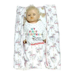 Baby Blanket (Hudson Baby) 30×40 inch / 76×102cm (Odo) - Kyemen Baby Online