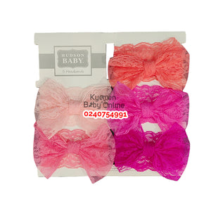 Baby Girl Headband 5 In 1 (Hudson Baby) Mk - Kyemen Baby Online