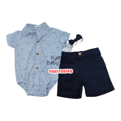Baby Boy Top and Down with Bow tie(Cute Koala)A - Kyemen Baby Online