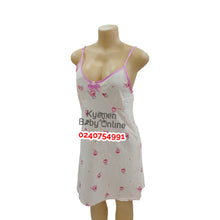 Load image into Gallery viewer, Breastfeeding Night Gown With Long Sleeves Coat Suimeiran / Size 6-14) - Kyemen Baby Online
