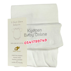 Baby Bodysuit (3 Pcs) Bebe Favour 0-3 Months