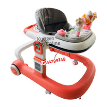 Load image into Gallery viewer, 4-in -1 Baby Walker With Music, Push Walker, Feeding Table and Interactive Toys (Baby Walker 510) - Kyemen Baby Online
