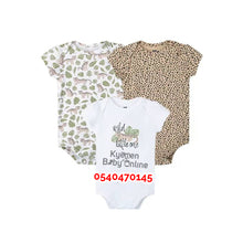 Load image into Gallery viewer, Baby Boy Bodysuit 3pcs (Wild Cheetah)
