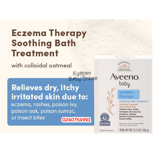 Aveeno Baby Eczema Soothing Bath Therapy - Kyemen Baby Online