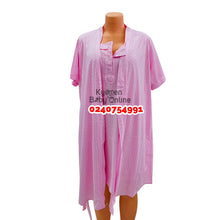 Load image into Gallery viewer, Breastfeeding Nighty With Coat / Front Open / Yimiasha (Love Love)
