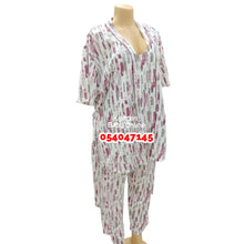 Load image into Gallery viewer, Breastfeeding Nighty With Coat, Pants And Top (Velvet)
