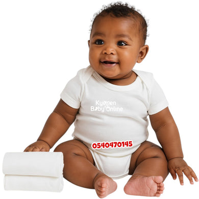 Baby Bodysuit (3 Pcs) Bebe Favour 0-3 Months - Kyemen Baby Online
