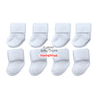 Load image into Gallery viewer, Baby Socks (All White) 8pair (Bebe Favour) 0-6M
