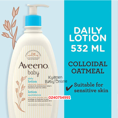 Aveeno Baby Daily Moisture Lotion (532ml) - Kyemen Baby Online