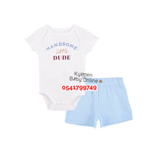 Load image into Gallery viewer, Baby Boy BodySuit With Shorts (Little)
