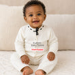 Load image into Gallery viewer, Baby Sweater/ Cardigan (Cream With Black)
