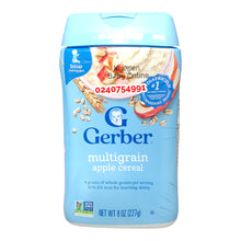 Load image into Gallery viewer, Gerber Multigrain Apple Cereal (227g) - Kyemen Baby Online
