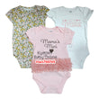Load image into Gallery viewer, Baby Bodysuit (3Pcs) Pookie 0-3 Months
