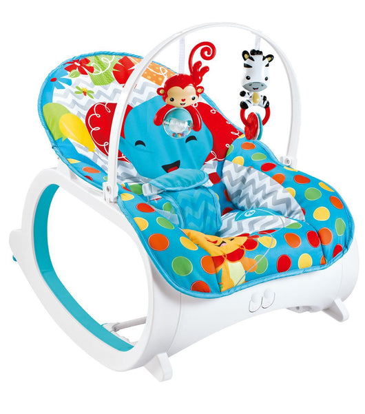 Unique Rocker (Newborn-To- Toddler Portable Rocker) FitchBaby 0048 Blue