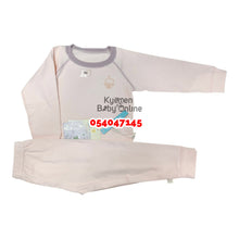 Load image into Gallery viewer, Baby Pant With Long Sleeves Top (Pyjamas) Baby Pink
