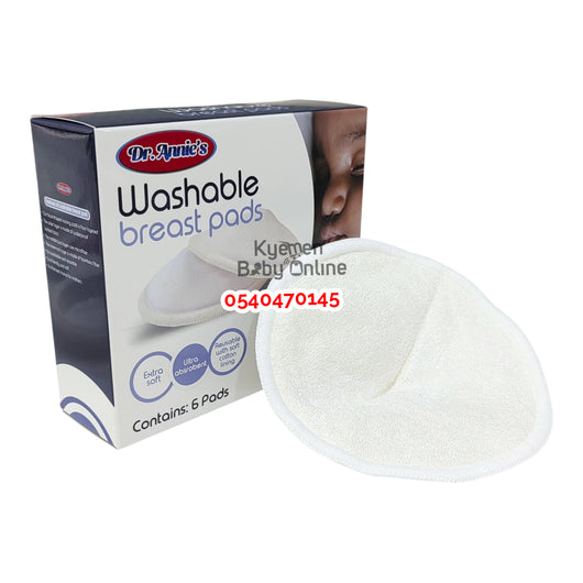 Washable Breast Pad (Dr. Annie's) 6pcs - Kyemen Baby Online
