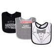 Load image into Gallery viewer, Baby Bib 3Pcs (Little) Tweed - Kyemen Baby Online
