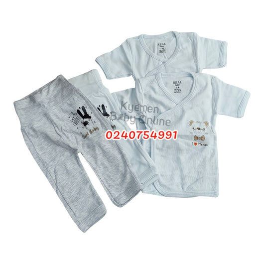 Baby Welcome Suit 2pcs (Real Baby) Top and Down - Kyemen Baby Online