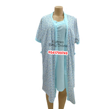 Load image into Gallery viewer, Breastfeeding Nightwear/ Nighty With Coat/ Yimiasha / Flowers - Kyemen Baby Online
