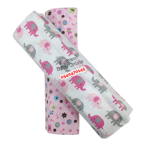 2 In 1 Coloured Cotsheet / Receiving Blanket (39in*59in) Child Of Mine - Kyemen Baby Online