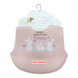 Load image into Gallery viewer, Baby Girl Silicone Bib (BebeFavour) Pink
