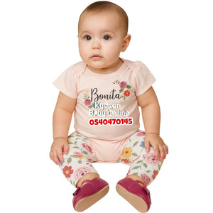 Baby Bodysuit with Pant And Shoe( Hudson Baby) 3-6Months - Kyemen Baby Online