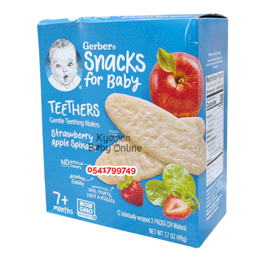 Gerber Teethers Strawberry Apple Spinach 7m+
