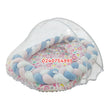 Load image into Gallery viewer, Baby Bed (Baby Lounger / Portable Infant Co Sleeper Bassinet With Spiral Bumper / Baby Nest)
