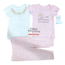 Load image into Gallery viewer, Baby Girl Bodysuit With Pant Hudson Baby (Princess) - Kyemen Baby Online
