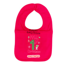 Load image into Gallery viewer, Baby Unisex Bib (My First Christmas) - Kyemen Baby Online
