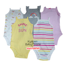 Load image into Gallery viewer, Baby Sleeveless Bodysuit (5Pcs) Fanzy - Kyemen Baby Online
