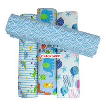 Load image into Gallery viewer, 4 In 1 Coloured Cot Sheet / Receiving Blanket (Baby Of Mine) 150cm * 100cm - Kyemen Baby Online
