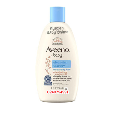 Aveeno Cleansing Therapy Moisturizing Wash (236ml) - Kyemen Baby Online