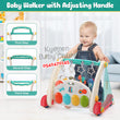 Load image into Gallery viewer, Baby Push Walker With Play Mat And Toys  (Piano Play Mat) - Kyemen Baby Online
