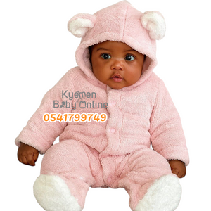 Baby Swaddle (Fluffy Hooded Swadle)